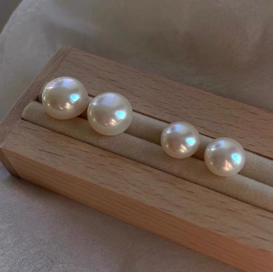 Pearl Brooch Fine Jewelry Gold Filled 9-10mm Nature Sea Water