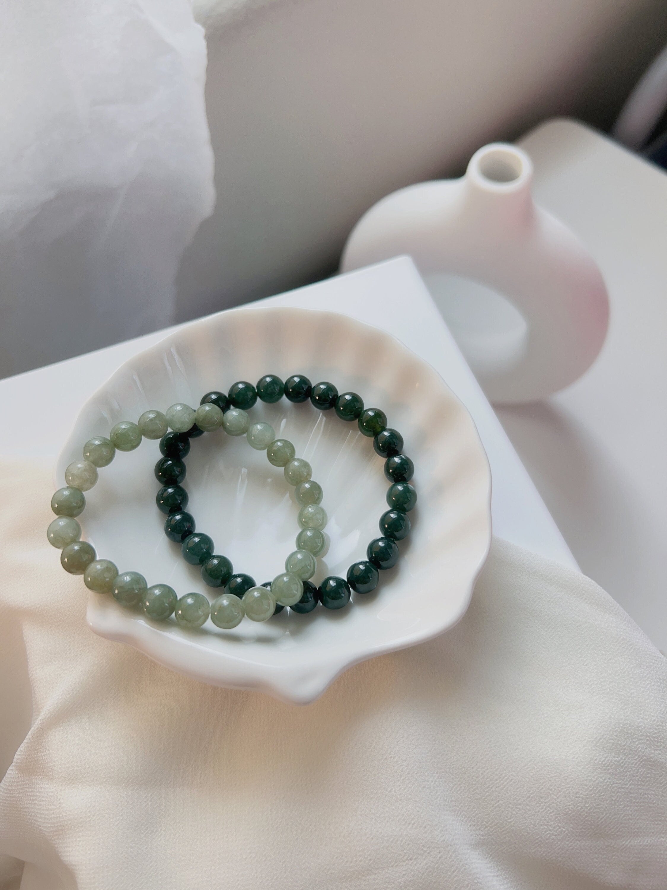 Feng Shui Burmese Jade Natural Stone Blessed Health Wealth Lucky Charm  Bracelet | Lazada PH